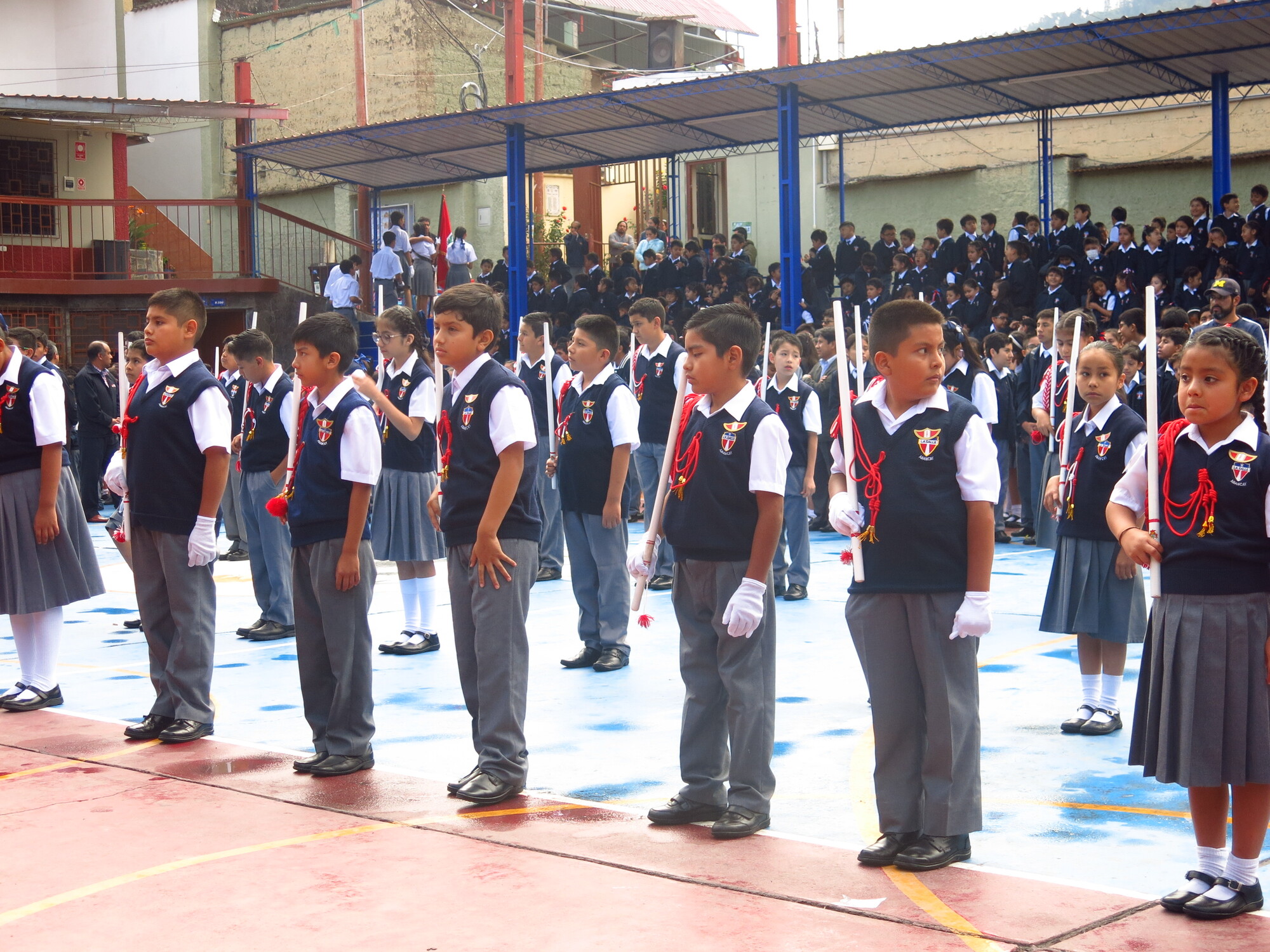 Juramentación De Brigadieres Y Policías Escolares Ie La Salle De Abancay 7822